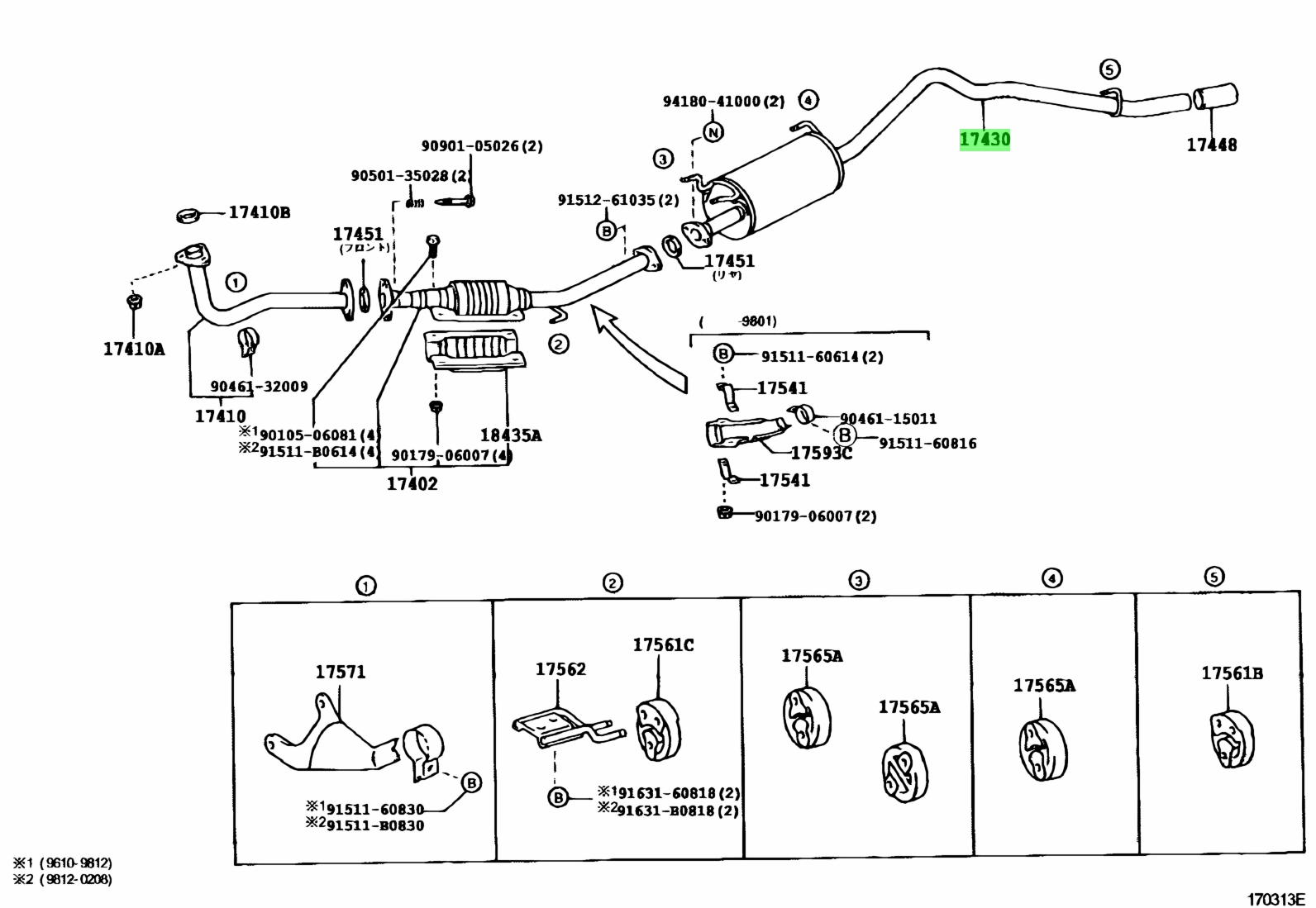 Toyota 17430 28720