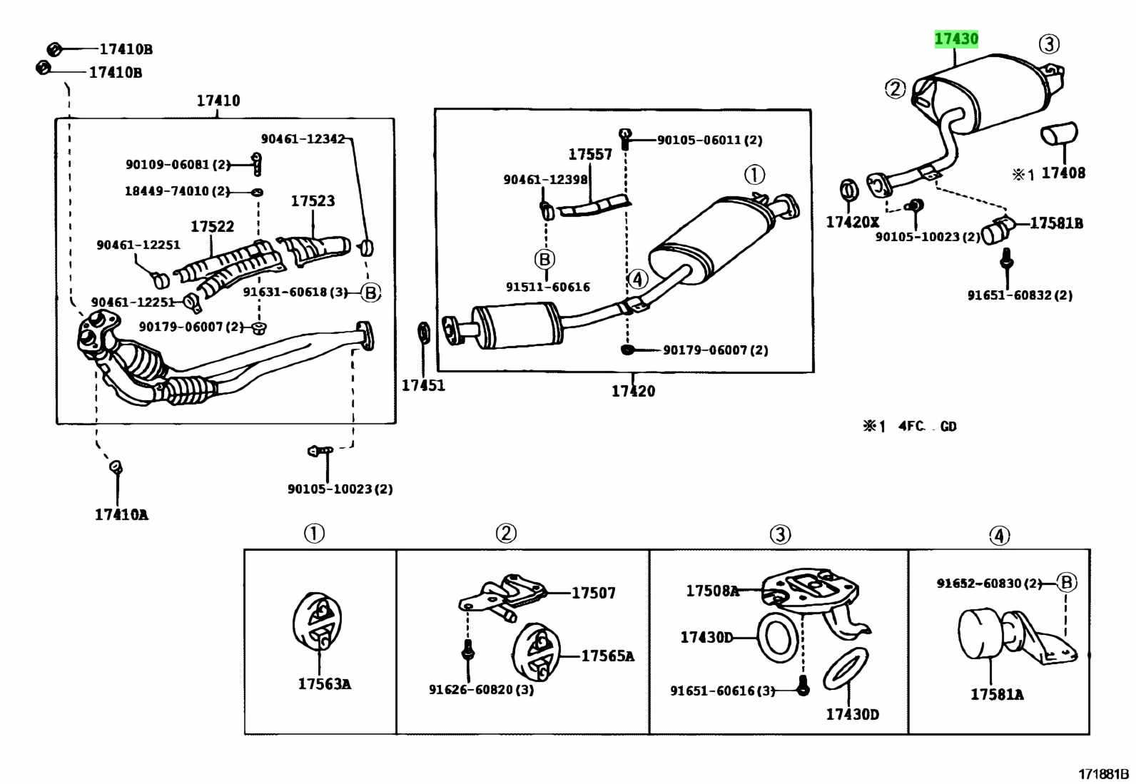 Toyota 17430 28720