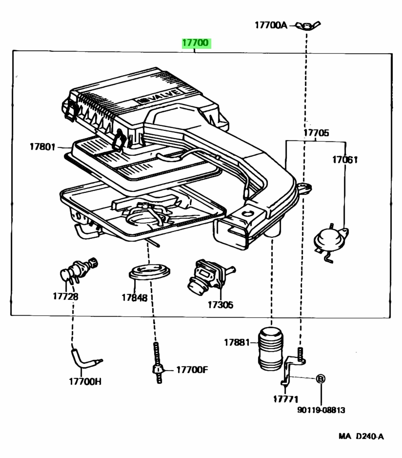 Buy Genuine Toyota Cleaner Assy Air For