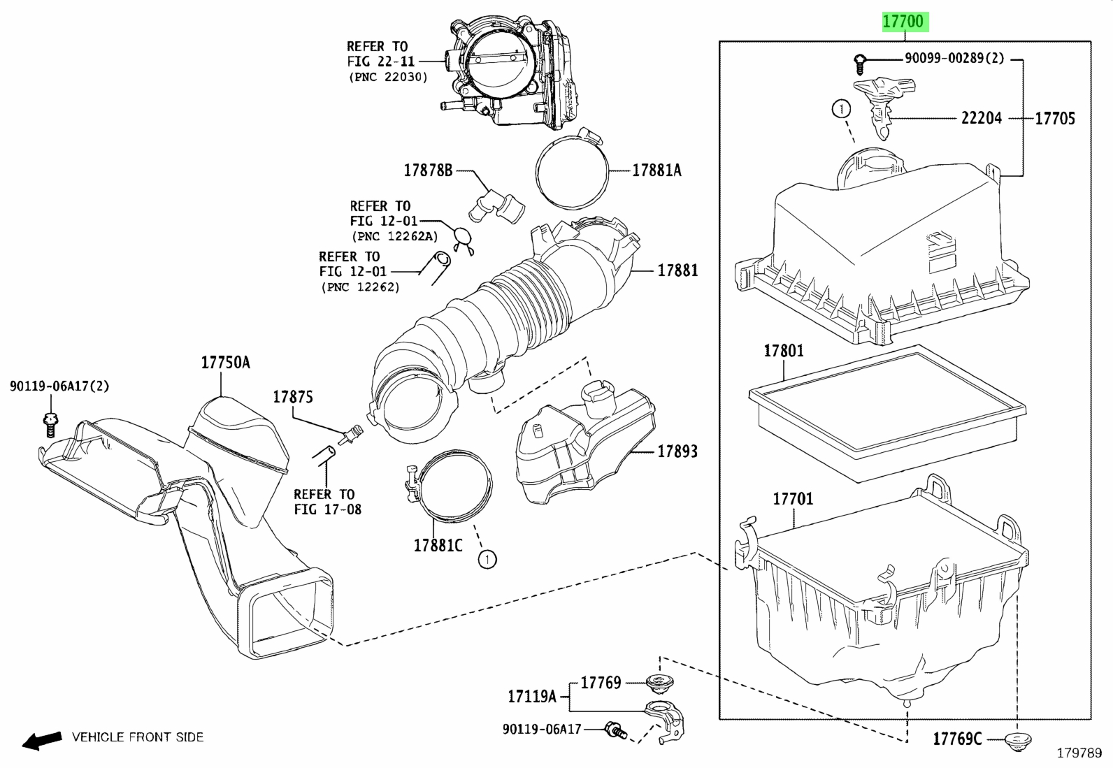 buy-genuine-toyota-1770025080-17700-25080-cleaner-assy-air-photos