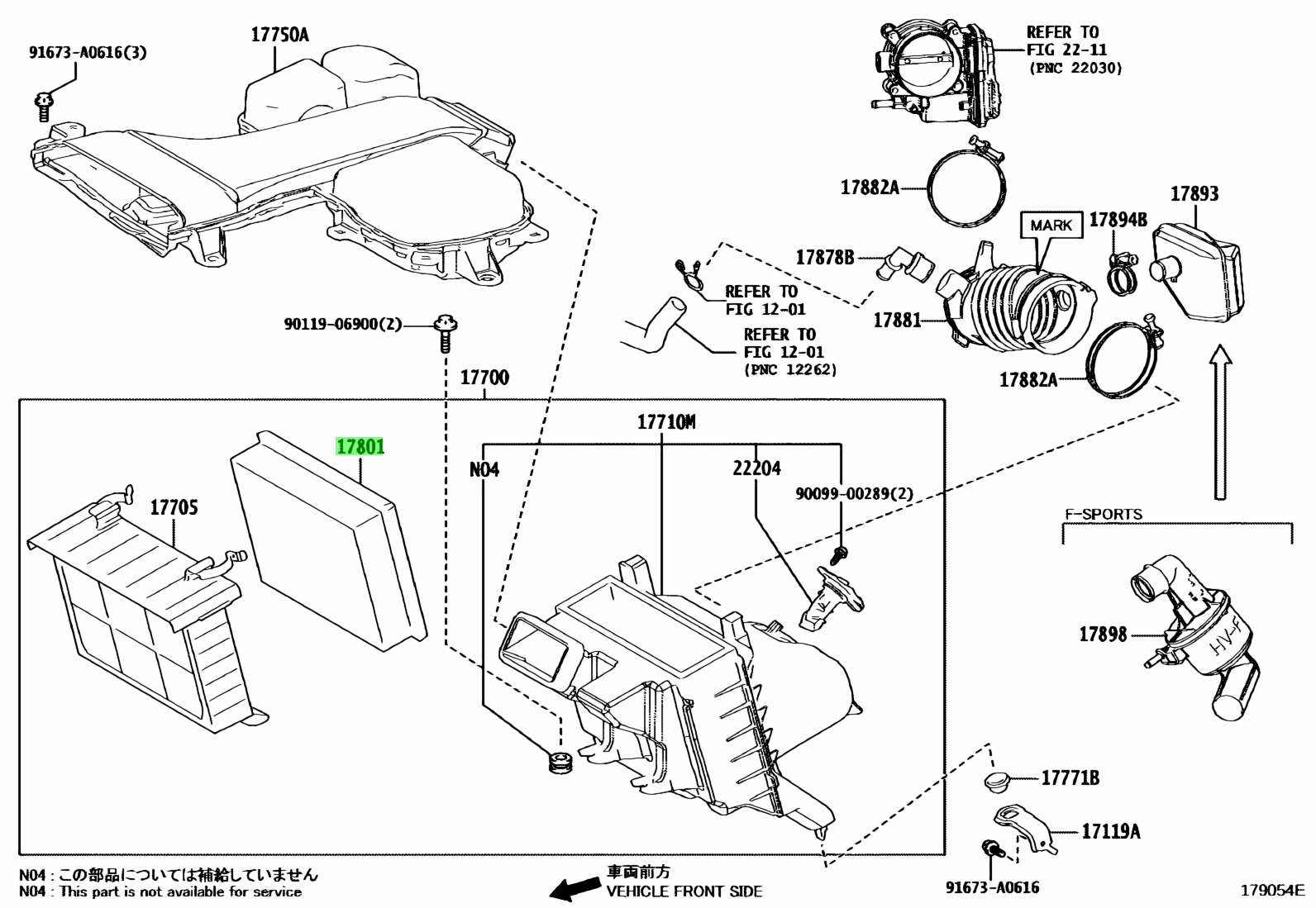 Toyota 178014503179 17801 45031 79 Element Sub Assy Air toyota-178014503179-17801-45031-79-element-sub-assy-air