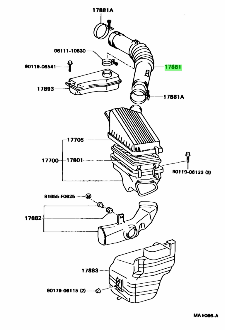 Toyota 17881 74371