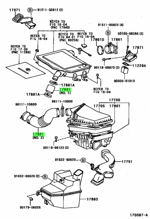 Toyota 17881 74510