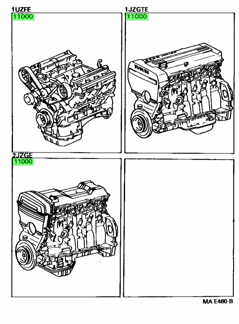 Buy Genuine Toyota 1900050094 19000 50094 Engine Assy Partial For