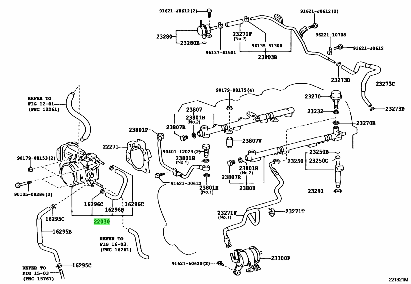 Buy Genuine Toyota 2203050170 (22030-50170) Body Assy, Throttle W/motor ...