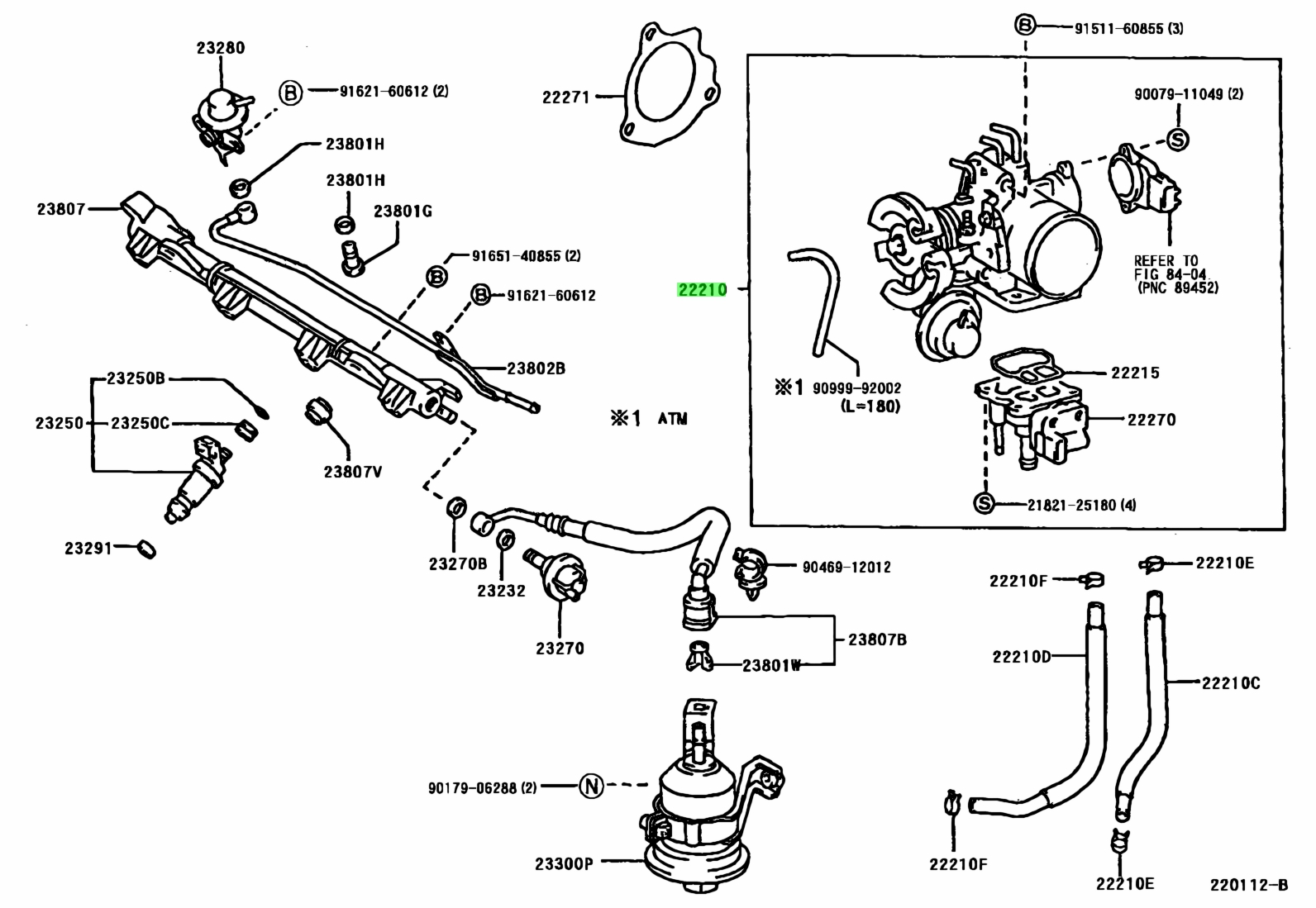 Buy Genuine Toyota 222107A400 (22210-7A400) Body Assy, Throttle. Prices ...