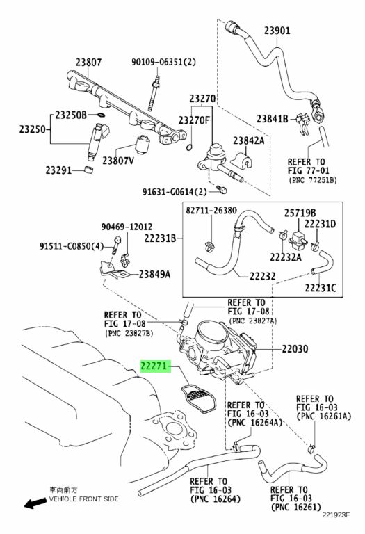 Toyota 22271 21020