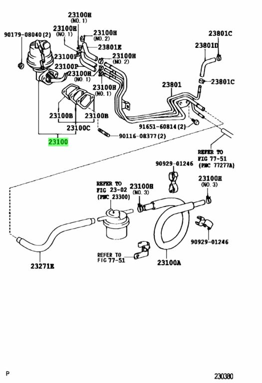 Buy Genuine Toyota 2310079075 (23100-79075) Pump Assy, Fuel. Prices ...