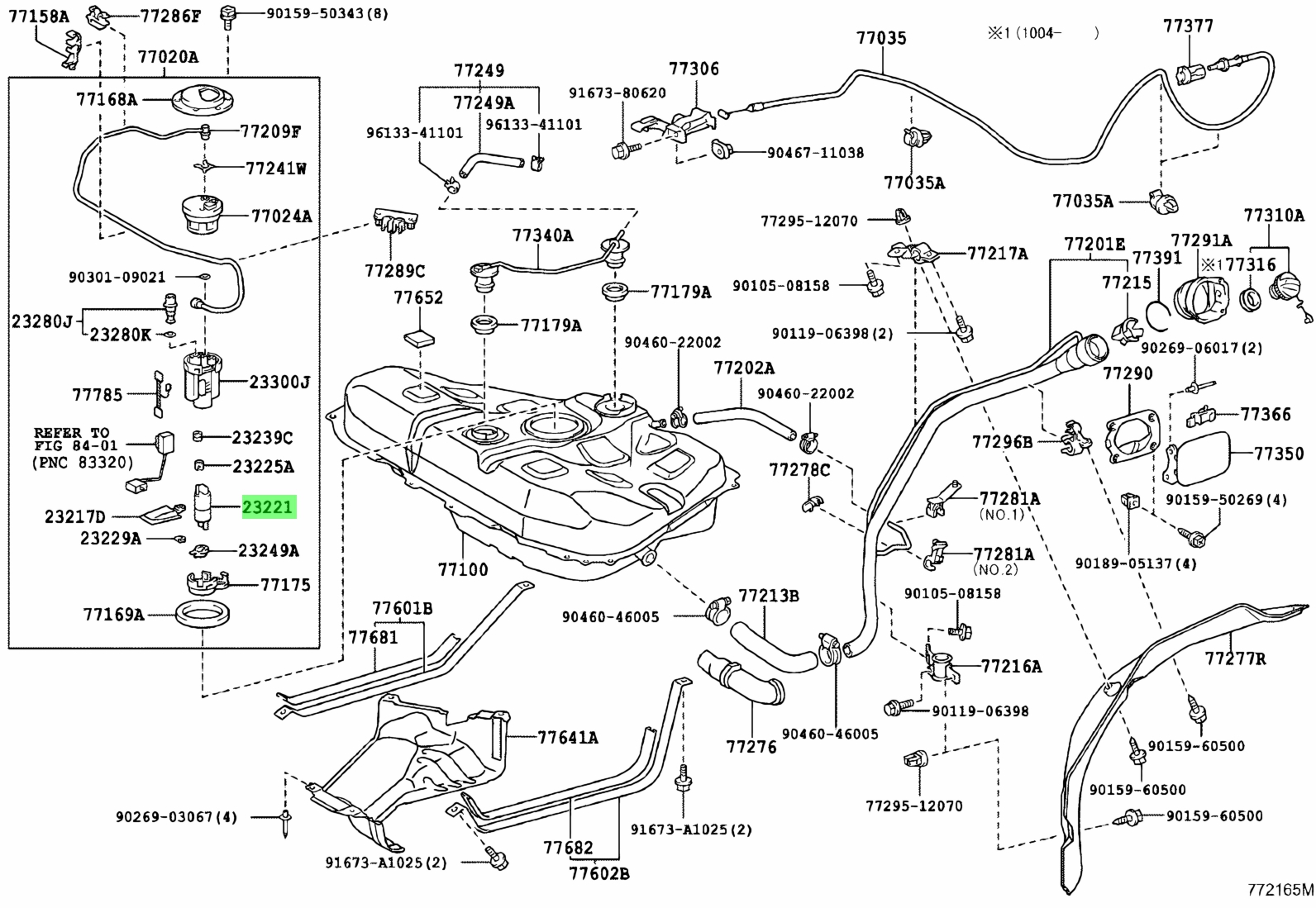 Buy Genuine Toyota 2322122140 (23221-22140) Pump, Fuel. Prices, fast ...