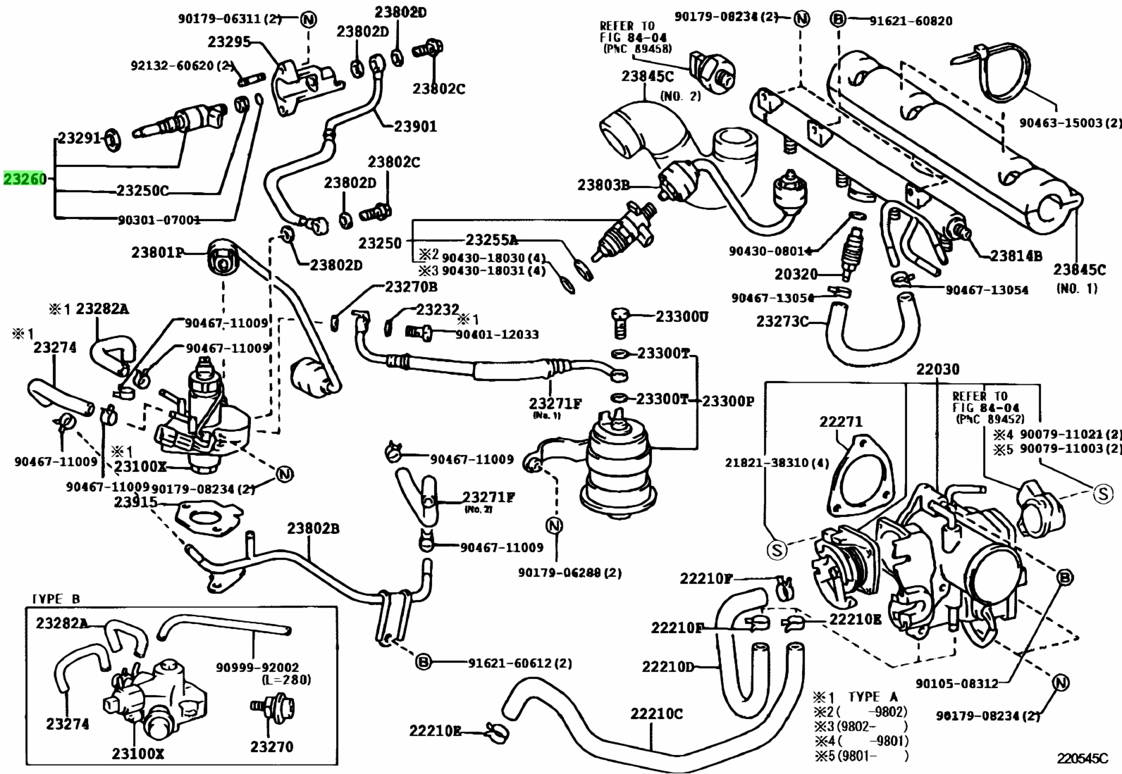 Buy Genuine Toyota 2326074070 (2326074070) Injector Assy, Cold Start