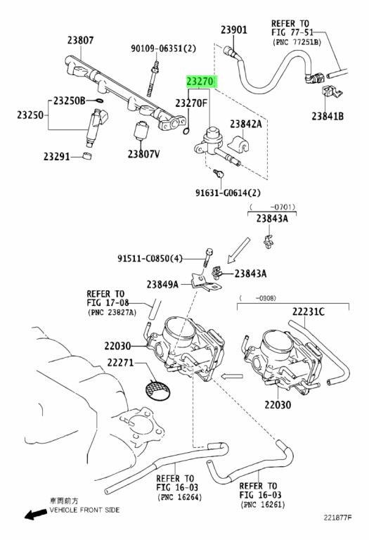 Toyota 23270 28040