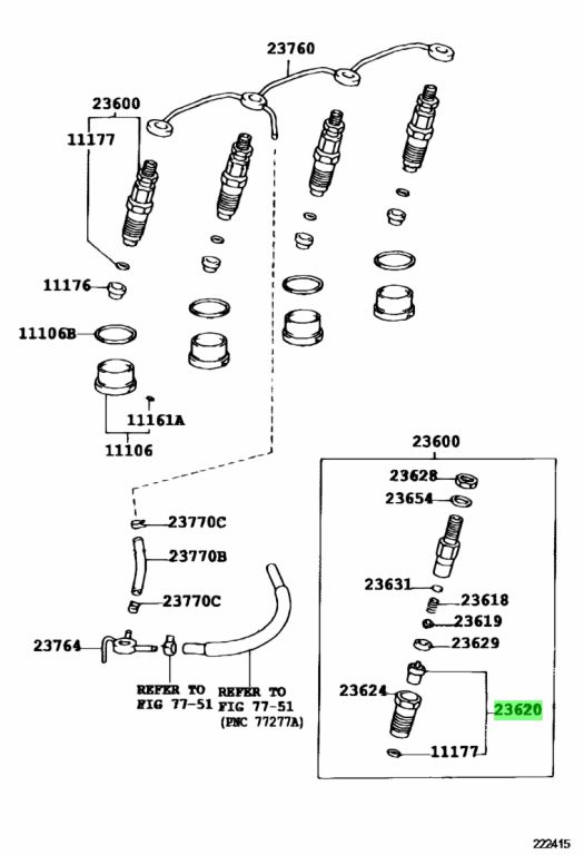 Toyota 23620 69045