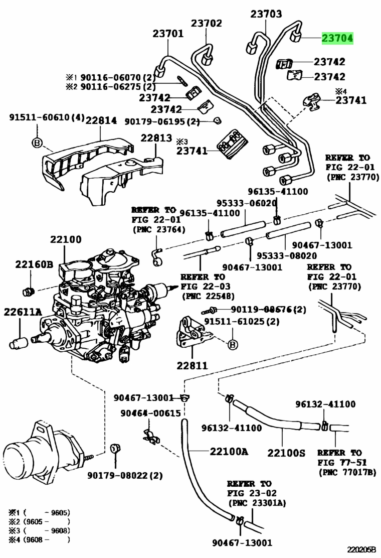 Buy Genuine Toyota 2370464140 (23704-64140) Pipe Sub-Assy, Injection ...