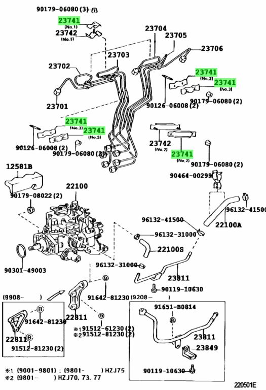 Toyota 23761 64030