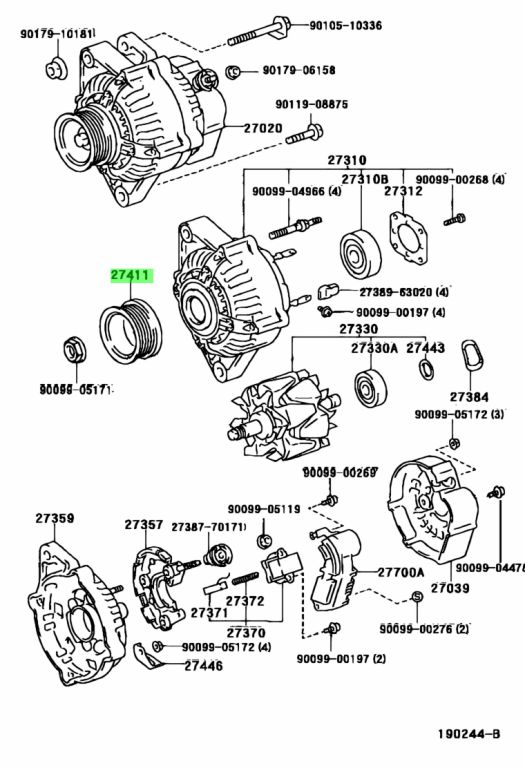 Toyota 27411 28060