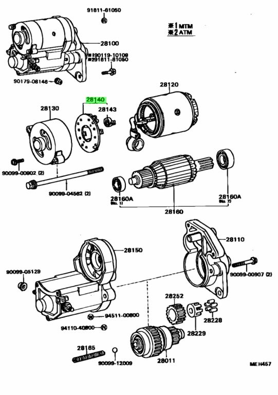 Toyota 28140 76060