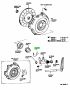 Genuine Toyota 3123216020 - CLIP OR SPRING, RELEASE BEARING HUB