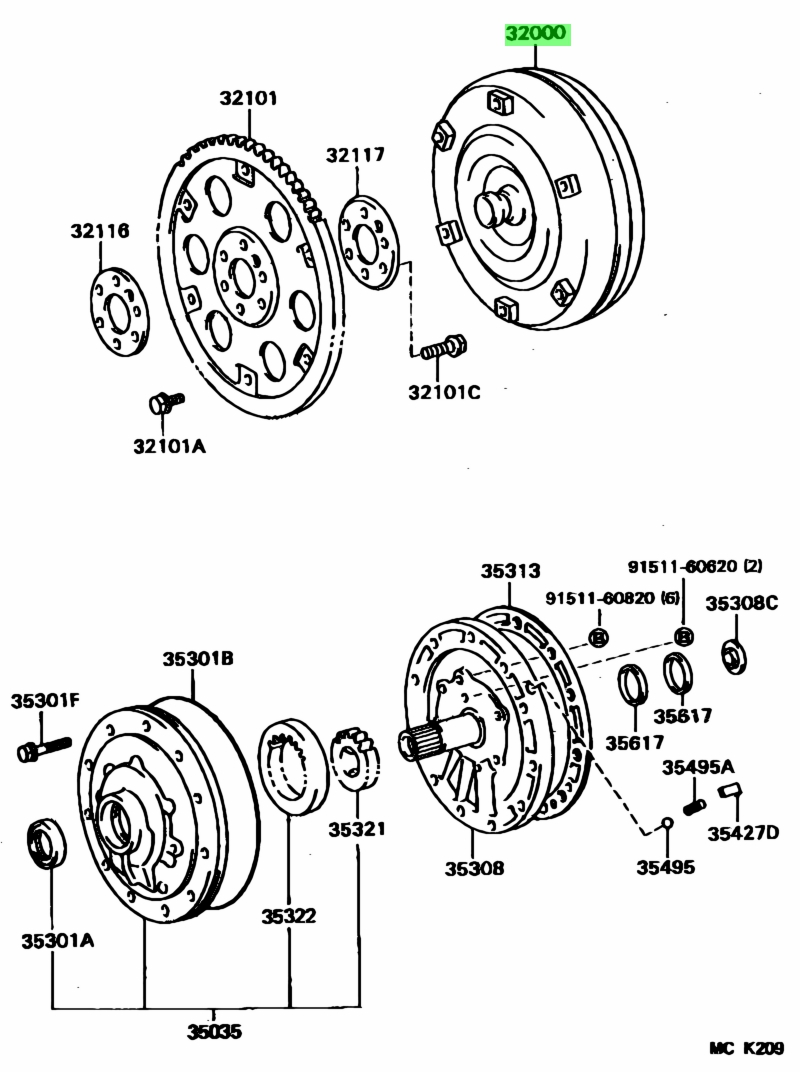 toyota-3200060031-32000-60031-converter-assy-torque