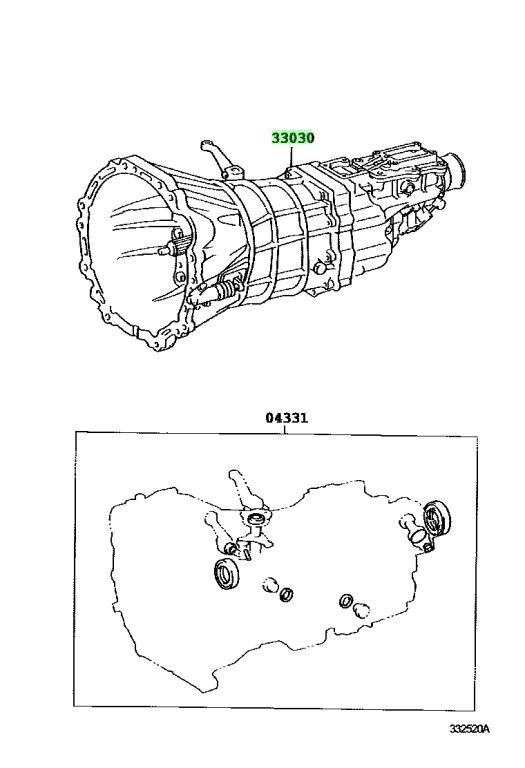 Buy Genuine Toyota 3303026a84 33030 26a84 Transmission Unit Assy Manual Photos Amayama