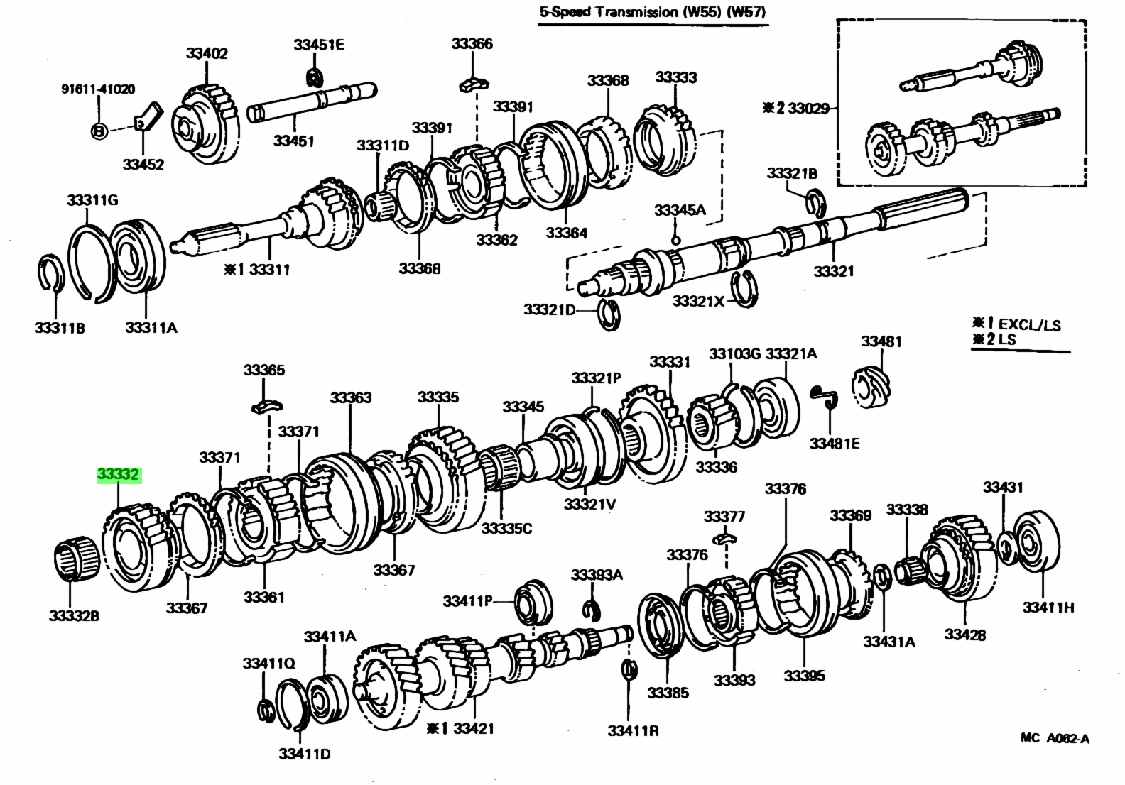 Toyota 3303330020 33033 30020 Gear 2Nd toyota-3303330020-33033-30020-gear-2nd