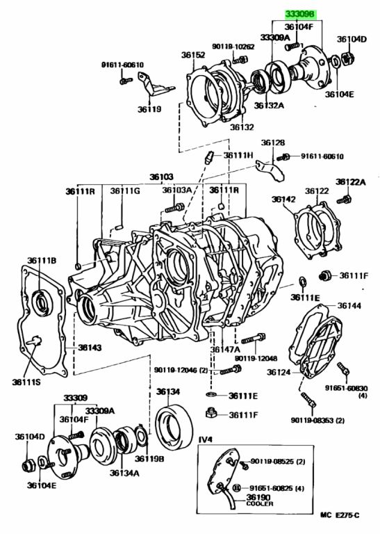 Buy Genuine Toyota 3330960041 (33309-60041) Flange, Companion. Prices ...