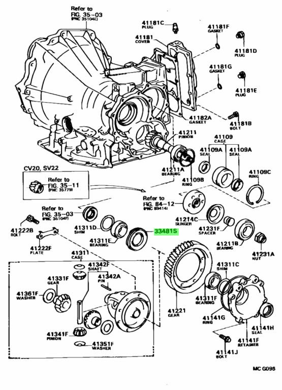 Buy Genuine Toyota 3348132010 (33481-32010) Gear, Speedometer Drive ...