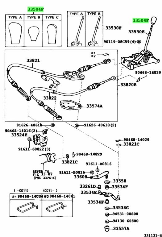 Ручка кпп toyota corolla