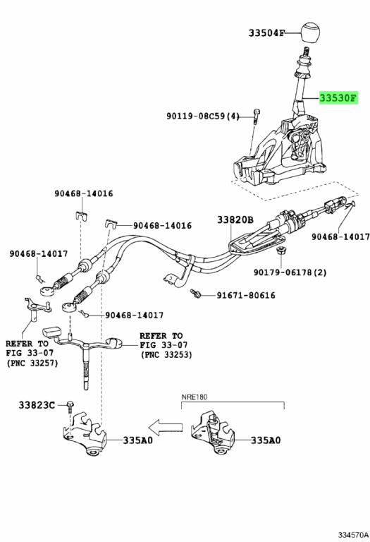 Floor shift toyota