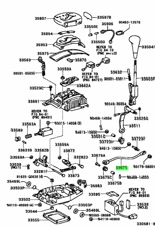 Floor shift toyota