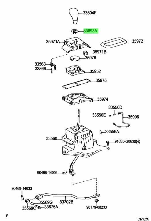 Floor shift toyota