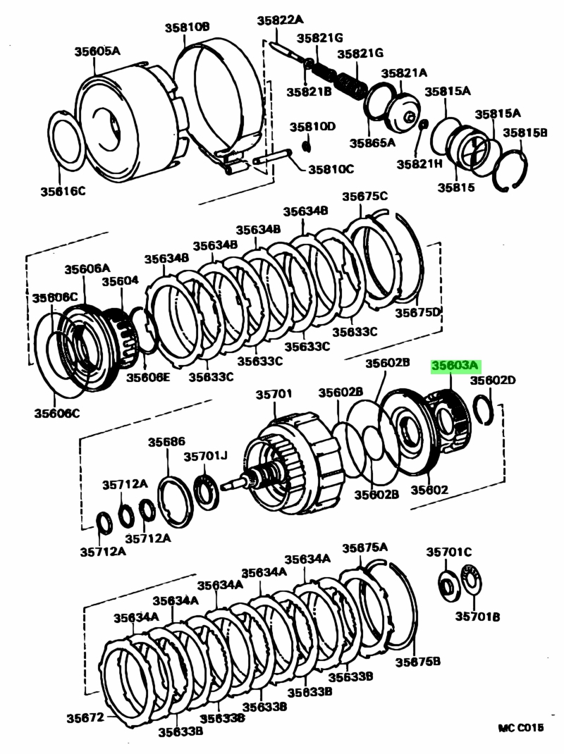 Buy Genuine Toyota 3560314010 (35603-14010) Spring Sub-Assy, Forward ...