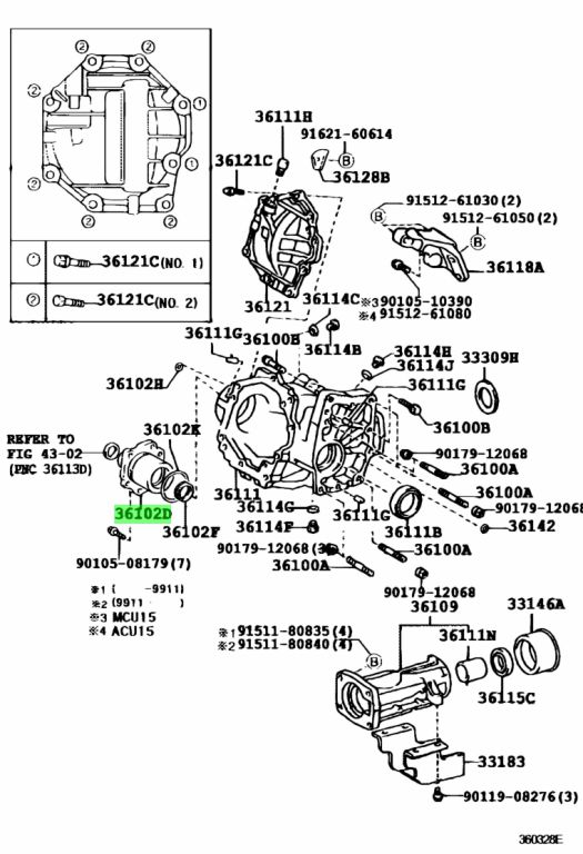 Toyota 36102 48010