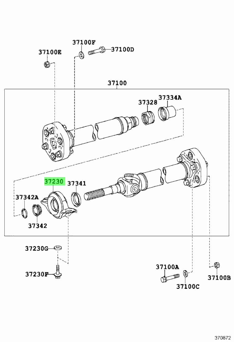 Toyota37230-30181(3723030181)