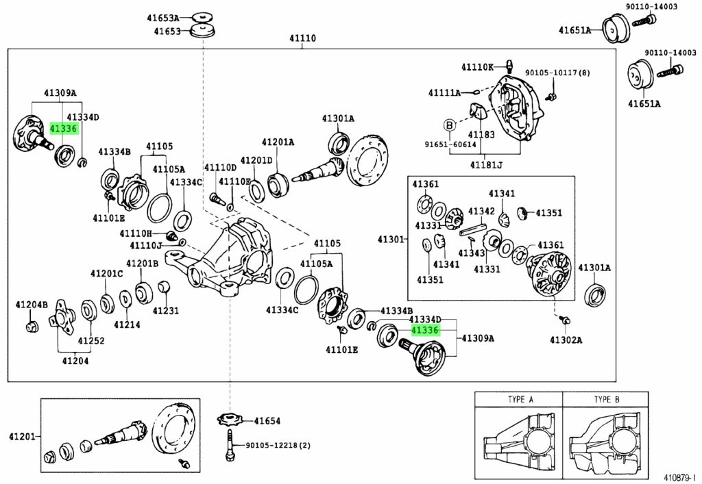 Buy Genuine Toyota 4133624020 (41336-24020) Cover, Dust. Prices, fast ...