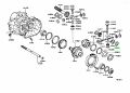 Genuine Toyota 4136117010 - WASHER, FRONT DIFFERENTIAL SIDE GEAR THRUST, NO.1;WASHER, REAR DIFFERENTIAL SIDE GEAR THRUST NO.1