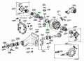 Genuine Toyota 4136130040 - WASHER, FRONT AXLE DIFFERENTIAL SIDE GEAR THRUST;WASHER, FRONT DIFFERENTIAL SIDE GEAR THRUST, NO.1;WASHER, REAR DIFFERENTIAL SIDE GEAR THRUST NO.1