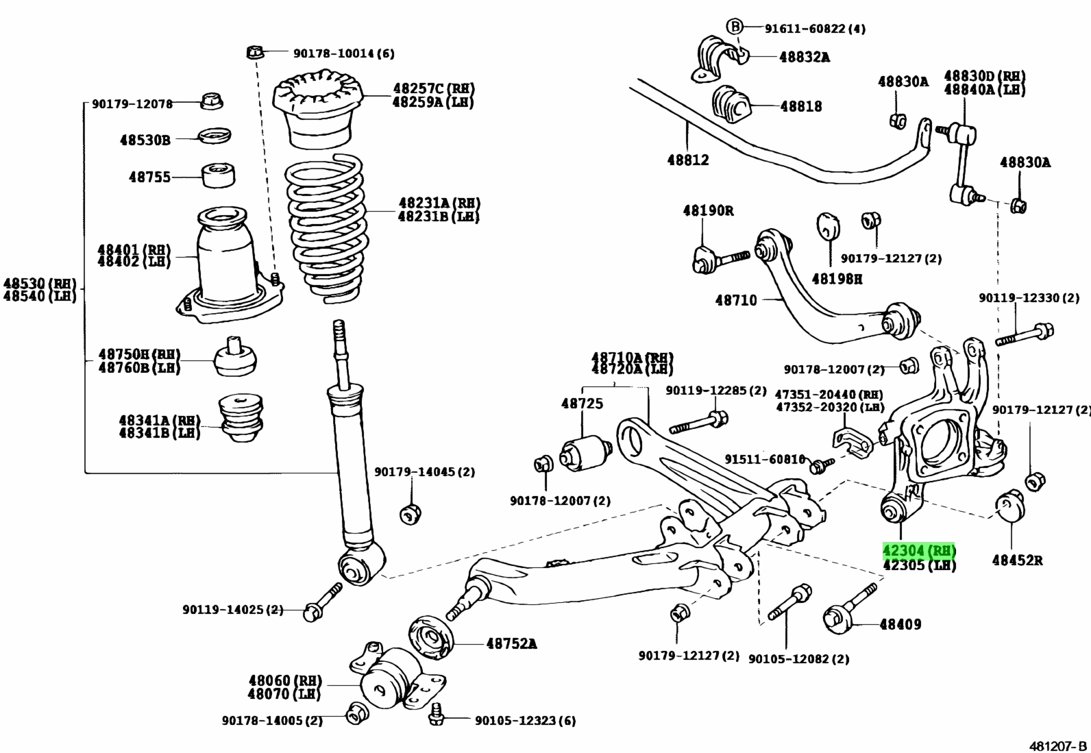 Toyota42304-63010(4230463010)