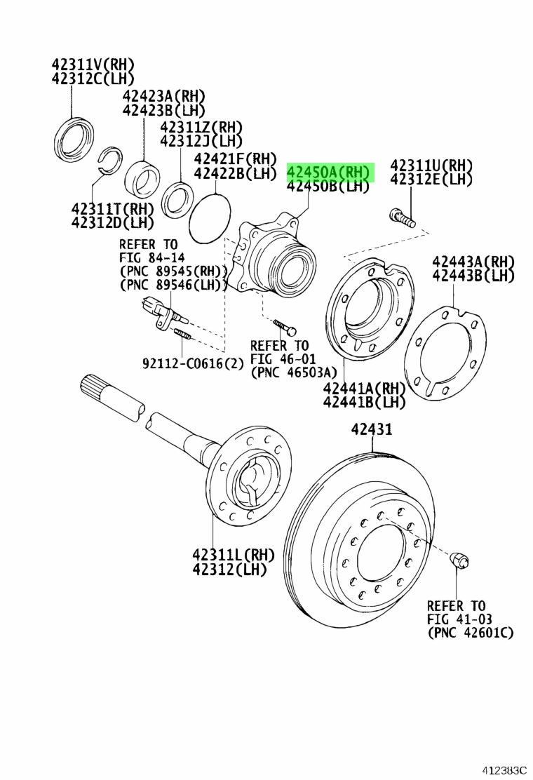 Toyota 42450-60050 (4245060050)