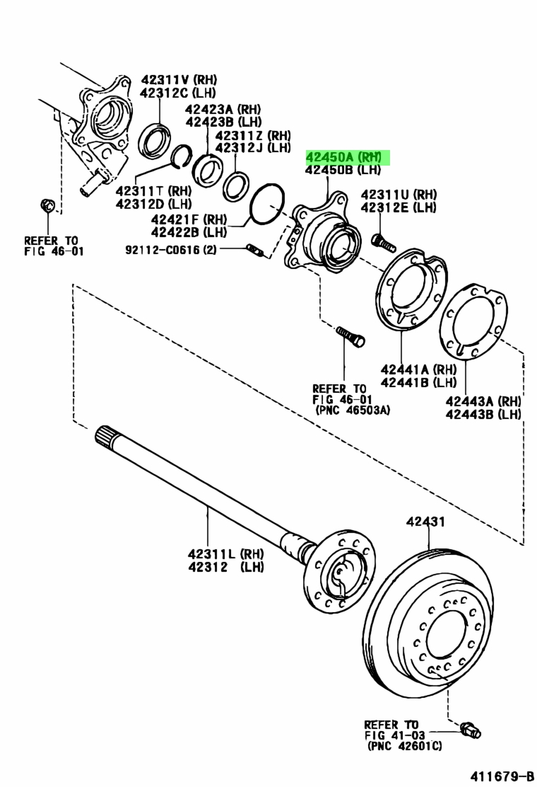 Toyota 42450-60050 (4245060050)