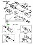 Genuine Toyota 4340312040 - JOINT ASSY, FRONT DRIVE INBOARD, LH;JOINT ASSY, FRONT DRIVE INBOARD, RH;JOINT SET, FRONT AXLE INBOARD, LH;JOINT SET, FRONT AXLE INBOARD, RH