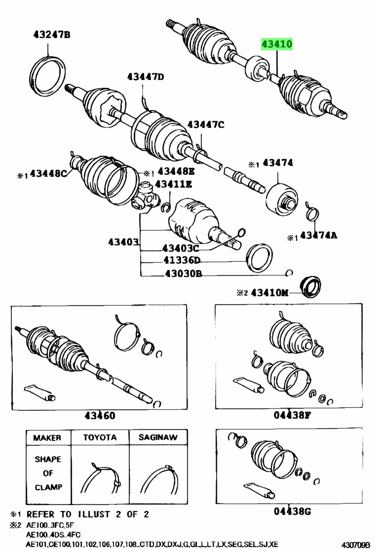 Buy Genuine Toyota Shaft Assy Front Drive Rh