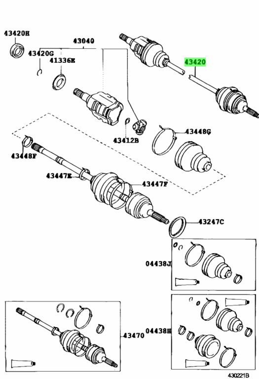 Toyota 43420 05240