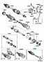 Genuine Toyota 4346029096 - SHAFT ASSY, FRONT DRIVE OUTBOARD JOINT, RH