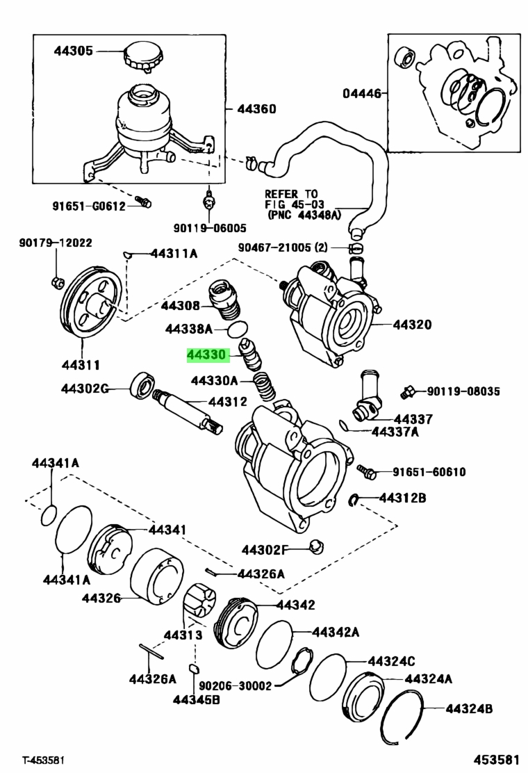 Купить Toyota 4433020100 (44330-20100) Valve Assy, Flow Control. Цены ...