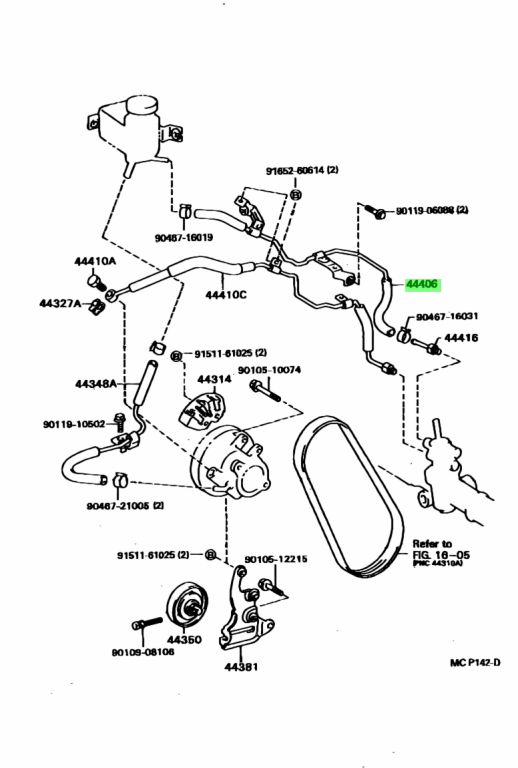 Toyota 44406 33121