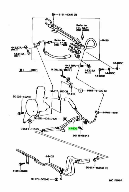 Toyota 44406 33121