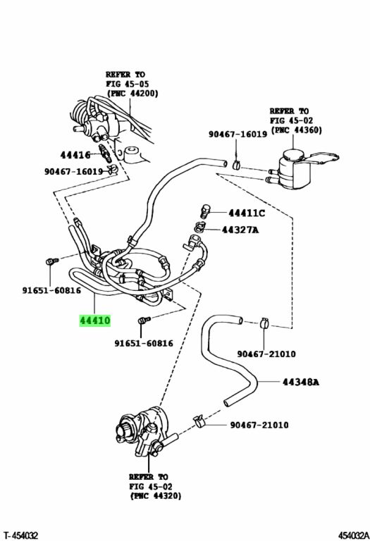 Buy Genuine Toyota 4441026A60 (44410-26A60) Tube Assy, Pressure Feed ...