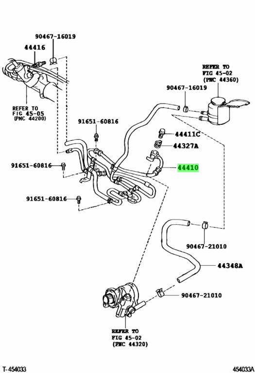 Buy Genuine Toyota 4441026A60 (44410-26A60) Tube Assy, Pressure Feed ...