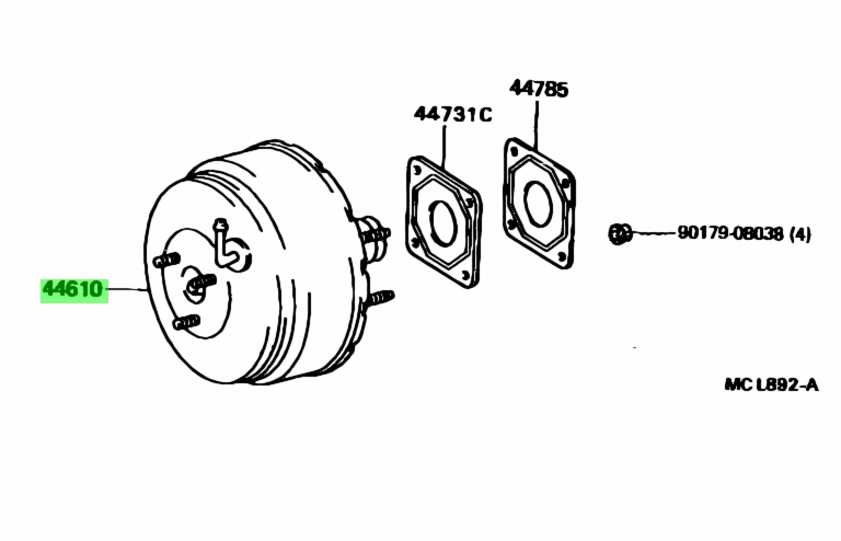 Toyota44610-1A390(446101A390)