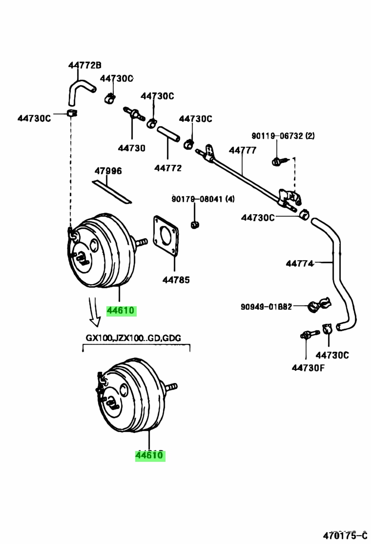 Toyota44610-2A160(446102A160)